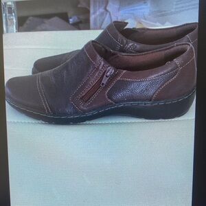 Men's Brown Leather Slip-On Shoes